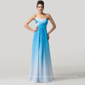 Grace Karin Strapless Sweetheart Elegant Long Chiffon Gradient Color Evening Dresses CL6173-3 #